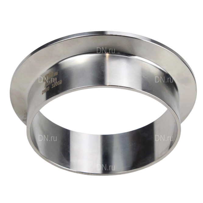 Штуцер CLAMP UC-31-W-119 Ду100 Ру10, корпус - нержавеющая сталь 304, присоединение - под приварку в Перми