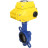 Затвор дисковый поворотный WBV1432E-2W-Fb-H Ду150 Ру16, корпус - чугун GGG50, диск - нержавеющая сталь 316L, уплотнение - EPDM, с электроприводом QT-N-010EM-O1-380VAC-У1 380В в Перми