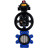 Затвор дисковый поворотный WBV1631N-2W-Fb-H Ду125 Ру16 LUG корпус - чугун QT450, диск - нержавеющая сталь 304, уплотнение - NBR, с пневмоприводом PA-DA-105-1 и БКВ APL-410N EX в Перми