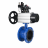 Затвор дисковый поворотный WBV1331E-2W-F-H Ду50 Ру16 фланцевый, корпус - чугун GGG40, диск - нержавеющая сталь 304, уплотнение - EPDM, с пневмоприводом PA-DA-105-1, 4M310-08 AC220V, APL-210N и AFC2000 в Перми