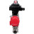 Кран шаровой BV3131P(3pc)-FP-W-ISO-H LONG Ду10 Ру63 полнопроходной, корпус - нержавеющая сталь 304, уплотнение - PTFE, под приварку, с пневмоприводом PA-SA-052 и БКВ APL-410N EX в Перми