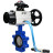 Затвор дисковый поворотный WBV1631E-2W-Fb-H Ду150 Ру16 LUG корпус - чугун QT450, диск - нержавеющая сталь 304, уплотнение - EPDM, с пневмоприводом PA-DA-105-1, пневмораспределителем 4V320-08 AC220V и БКВ APL-210N в Перми