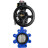 Затвор дисковый поворотный WBV1631E-2W-Fb-H Ду150 Ру16 LUG корпус - чугун QT450, диск - нержавеющая сталь 304, уплотнение - EPDM, с пневмоприводом PA-DA-105-1, пневмораспределителем 4M310-08 DC24V и БКВ APL-510N EX в Перми