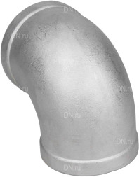 Отвод (уголок) ВР-ВР-316 1 1/4″ Ду32 Ру16 угол 90°, корпус - нержавеющая сталь 316, присоединение - внутренняя / внутренняя резьба