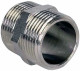 Ниппель Н-304-НР-НР 1 1/4″ Ду32 Ру20, корпус - нержавеющая сталь AISI 304, присоединение - наружная/наружная резьба, тип резьбы - BSPT