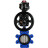 Затвор дисковый поворотный WBV1631E-2W-Fb-H Ду150 Ру16 LUG корпус - чугун QT450, диск - нержавеющая сталь 304, уплотнение - EPDM, с пневмоприводом PA-DA-105-1 и БКВ APL-510N EX в Перми