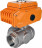 Кран шаровой BV3232P(4pc)-SP-3WL-T-ISO-H Ду50 Ру63 стандартнопроходной L-тип, трехходовой, нержавеющая сталь SS316, внутренняя резьба, уплотнение - PTFE, с эл. приводом E34-N-005EM-O1-220VAC-У1 в Перми