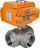Кран шаровой BV3232P(4pc)-SP-3WL-T-ISO-H Ду50 Ру63 стандартнопроходной L-тип, трехходовой, нержавеющая сталь SS316, внутренняя резьба, уплотнение - PTFE, с эл. приводом E34-N-005EM-O1-220VAC-У1 в Перми