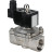 Клапан электромагнитный VS331-NT-NO-220VAC 1/2″ Ду15 Ру10, соленоидный двухходовой, корпус - нержавеющая сталь 304, уплотнение - NBR, резьбовой, нормально-открытый, прямого действия, катушка - 220В в Перми