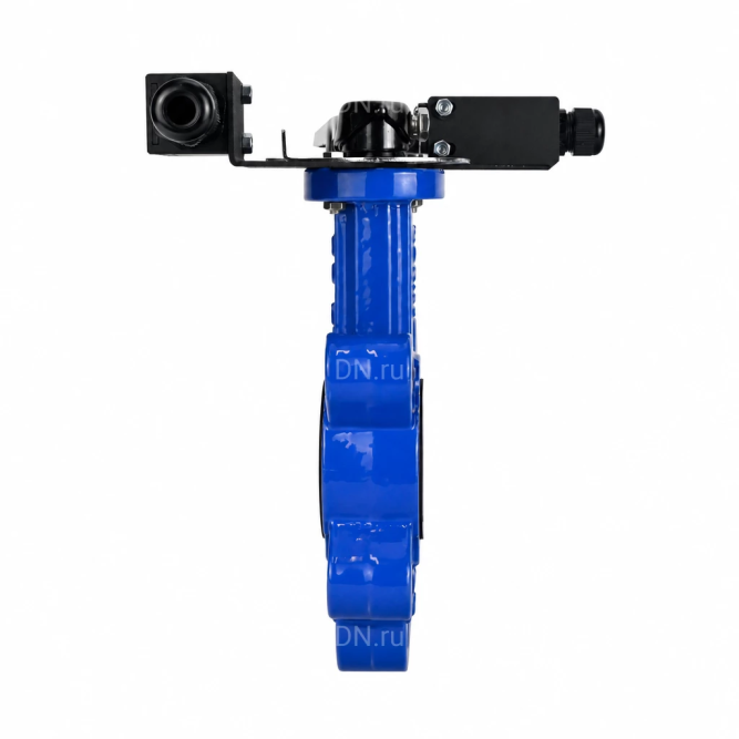 Затвор дисковый поворотный WBV1616N-2W-Fb-H Ду50 Ру16 LUG межфланцевый, корпус - чугун QT450, диск - чугун QT450, уплотнение - NBR, с рукояткой и двумя концевыми датчиками LS-103 250В в Перми