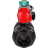 Кран шаровой BV4242E-FP-GRM-ISO Дн65 Ру10 полнопроходной, корпус - НПВХ, шар - НПВХ, уплотнение - EPDM, с пневмоприводом PA-SA-065, пневмораспределителем 4M310-08 DC24V и магнитным переключателем ALS200D в Перми