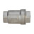 Клапан обратный VCS3232P-T 3/4″ Ду20 Ру63 резьбовой, пружинный, корпус - нержавеющая сталь 316, диск - нержавеющая сталь 316, уплотнение - металл в Перми