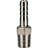 Штуцер елочка BF31-T-3/4-25 3/4″х25мм Ду20 Ру16 шланговый, корпус - нержавеющая сталь AISI 304 (CF8), присоединение - наружная резьба/штуцер в Перми