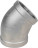 Отвод (полуотвод) ВР-ВР-304 1 1/4″ Ду32 Ру16 угол 45°, корпус - нержавеющая сталь 304, присоединение - внутренняя / внутренняя резьба в Перми