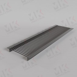 Решетка ливневой канализации металлическая 800х400