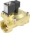 Клапан электромагнитный VS400-VT-NC-220VAC 2″ Ду50 Ру16, соленоидный двухходовой, корпус - латунь, уплотнение - Viton, резьбовой, нормально-закрытый, пилотный, катушка - 220В в Перми