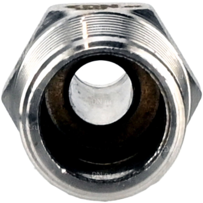 Штуцер елочка BF31-T-1 1/2-32 1 1/2″х32мм Ду40 Ру16 шланговый, корпус - нержавеющая сталь AISI 304 (CF8), присоединение - наружная резьба/штуцер в Перми
