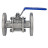 Кран шаровой BV3232P(3pc)-FP-F-H Ду80 Ру25, полнопроходной, трехсоставной, нержавеющая сталь 316, уплотнение - PTFE, фланцевый с рукояткой 17х17 в Перми
