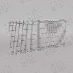 3Д забор серый (RAL 7004) 2500х3000х1.5 Medium