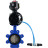 Затвор дисковый поворотный WBV1616E-2W-Fb-H Ду150 Ру16 LUG корпус - чугун QT450, диск - чугун QT450, уплотнение - EPDM, с пневмоприводом PA-DA-105-1, пневмораспределителем 4V320-08 AC220V, БКВ APL-510N EX и БПВ AFC2000 в Перми