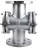 Стекло смотровое SG2-34G-F тип В ГОСТ 21836-2021 Ду125 Ру16, углеродистая сталь, фланцевое в Перми