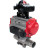Кран шаровой BV3232P(3pc)-FP-W-ISO-H LONG Ду125 Ру16 полнопроходной, корпус - нержавеющая сталь 316, уплотнение - PTFE, под приварку, с пневмоприводом PA-SA-210, пневмораспределителем 4M310-08 DC24V и БКВ APL-210N в Перми