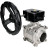 Кран шаровой BV3232P(3pc)-FP-W-ISO-H Ду40 Ру40 полнопроходной двухходовой, нержавеющая сталь SS316, под приварку, уплотнение - PTFE, с ISO фланцем и редуктором HAM RQN1-180Z-T40 в Перми