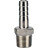 Штуцер елочка BF32-T-3/8-10 3/8″х10мм Ду10 Ру16 шланговый, корпус - нержавеющая сталь AISI 316 (CF8M), присоединение - наружная резьба/штуцер в Перми