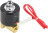 Клапан электромагнитный VS100-ET-NC-24VAC 1/8″ Ду6 Ру10 прямого действия двухходовой, корпус - латунь, присоединение - внутренняя резьба, уплотнение - EPDM, нормально-закрытый, катушка - 24 В AC в Перми