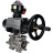 Кран шаровой BV3232P(3pc)-FP-SW-ISO-H Ду100 Ру63 полнопроходной, корпус - нержавеющая сталь SS316, под приварку, с пневмоприводом PA-DA-105-1, пневмораспределителем 4M310-08 AC220V, БКВ APL-510N EX в Перми