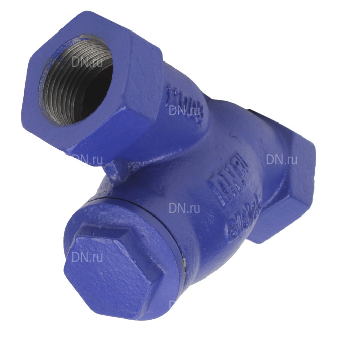 Фильтр сетчатый FMY1131PPL-T 1/2″ Ду15 Ру16 резьбовой L=85, корпус чугун GGG25, сетка SS304, уплотнение PPL, Y-образный в Перми