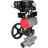 Кран шаровой BV3131P(3pc)-FP-W-ISO-H LONG Ду150 Ру16 полнопроход., корпус - нерж.сталь 304, уплотнение - PTFE, под приварку, с пн.приводом PA-DA-140, редуктором MON4-1200-T54-ISO и пневмопозиционером YT-1000RSN с обратной связью в Перми