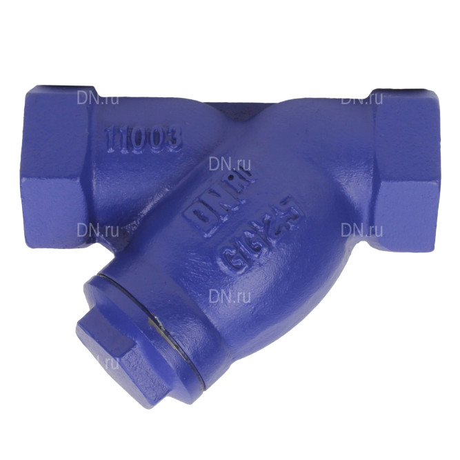 Фильтр сетчатый FMY1131PPL-T 3/4″ Ду20 Ру16 резьбовой L=100, корпус чугун GGG25, сетка SS304, уплотнение PPL, Y-образный в Перми