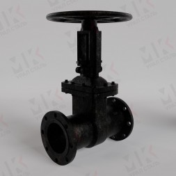 Задвижка чугунная 30ч930бр клиновая фланцевая Ду65 Ру16