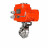 Затвор дисковый поворотный WBV3131E-2W-C-H Ду15 Ру10 кламповый, корпус - пищевая нержавеющая сталь 304, уплотнение - EPDM, с электроприводом QT-N-003EM-O1-24VDC-У1 HARK в Перми