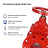 Задвижка клиновая 30ч39р (аналог МЗВГ) GVWN1414S-2W-F-S red Ду50 Ру10/16 фланцевая, корпус - чугун GGG50, уплотнение - силикон, со штурвалом и невыдвижным штоком, цвет - красный в Перми