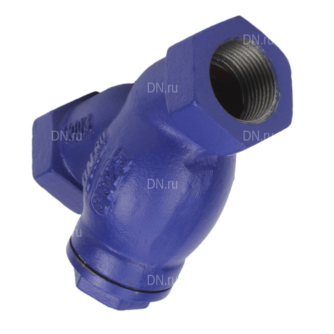 Фильтр сетчатый FMY1131PPL-T 1 1/4″ Ду32 Ру16 резьбовой L=140, корпус чугун GGG25, сетка SS304, уплотнение PPL, Y-образный в Перми