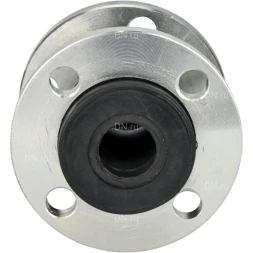 Компенсатор резиновый CR-E25-F Ду32 Ру10, резиновая вставка (корпус) - EPDM, тип присоединения - фланцевый, материал фланцев - сталь углеродистая оцинкованная