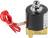 Клапан электромагнитный VS100-VT-NC-24VAC 1/4″ Ду8 Ру10 прямого действия двухходовой, корпус - латунь, присоединение - внутренняя резьба, уплотнение - VITON, нормально-закрытый, катушка - 24 В AC в Перми