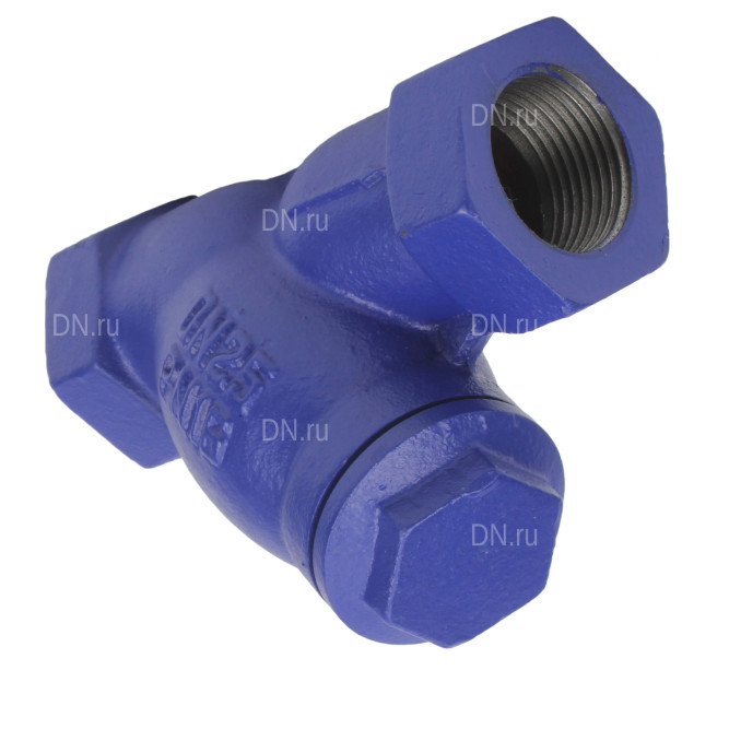 Фильтр сетчатый FMY1131PPL-T 1 1/2″ Ду40 Ру16 резьбовой L=160, корпус чугун GGG25, сетка SS304, уплотнение PPL, Y-образный в Перми