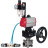 Кран шаровой BV3232P(3pc)-FP-W-ISO-H Ду100 Ру25, полнопроходной, трехсоставной, нержавеющая сталь 316, PTFE, под приварку, с пневмоприводом PA-DA-105, пневмораспределителем 4V320-10 AC220V, ручным дублером MON3-700-T38-ISO, БПВ AFC2000 в Перми