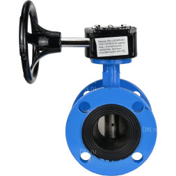 Затвор дисковый поворотный WBV1313E-2W-F-H Ду65 Ру16 фланцевый, корпус - чугун GGG40, диск - чугун GGG40, уплотнение - EPDM, с редуктором RDN RQN1-150Z-T24