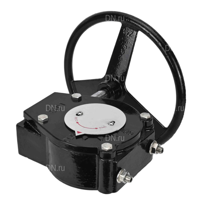 Редуктор RDN RQN5-500Z-T30 Ру16 для четвертьоборотной запорно-регулирующей арматуры, корпус - алюминиевый сплав, квадрат штока 22х22, F10 в Перми