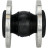 Компенсатор резиновый CR-E25-F Ду125 Ру10, резиновая вставка (корпус) - EPDM, тип присоединения - фланцевый, материал фланцев - сталь углеродистая оцинкованная в Перми