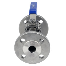 Кран шаровой BV3131P(3pc)-FP-F-ISO-H Ду65 Ру25, полнопроходной, трехсоставной, сталь 304, уплотнение - PTFE, фланцевый, с ISO-фланцем