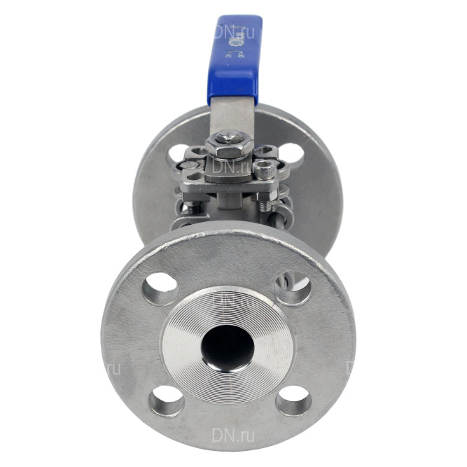 Кран шаровой BV3131P(3pc)-FP-F-ISO-H Ду65 Ру25, полнопроходной, трехсоставной, сталь 304, уплотнение - PTFE, фланцевый, с ISO-фланцем в Перми