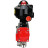 Кран шаровой BV3232P(4pc)-SP-3WL-T-ISO-H 2″ Ду50 Ру63 стандартнопроходной трехходовой L-тип, нержавеющая сталь SS316, внутренняя резьба, уплотнение - PTFE, с пневмоприводом PA-SA-83 и БКВ APL-510N-EX в Перми