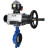 Затвор дисковый поворотный WBV1413E-2W-Fb-H Ду150 Ру16, корпус - чугун GGG50, диск - чугун GGG40, уплотнение - EPDM, с пневмоприводом PA-DA-105-1 двойного действия, пневмораспределителем 4M310-08 AC220V, БКВ APL-510N-EX в Перми