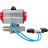 Кран шаровой BV3131P(3pc)-FP-W-ISO-H LONG Ду40 Ру40 полнопроходной, корпус - нержавеющая сталь 304, уплотнение - PTFE, под приварку, с пневмоприводом PA-DA-065 и пневмораспределителем 4V320-10 AC220V в Перми