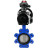 Затвор дисковый поворотный WBV1631N-2W-Fb-H Ду125 Ру16 LUG корпус - чугун QT450, диск - нержавеющая сталь 304, уплотнение - NBR, с пневмоприводом PA-DA-105-1, пневмораспределителем 4M310-08 AC220V и БКВ APL-210N в Перми